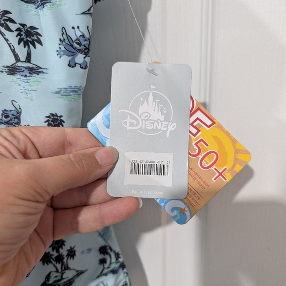 NWT Disney Store Blue Stitch Swimsuit for Women in Size 2X - Picture 6 of 13